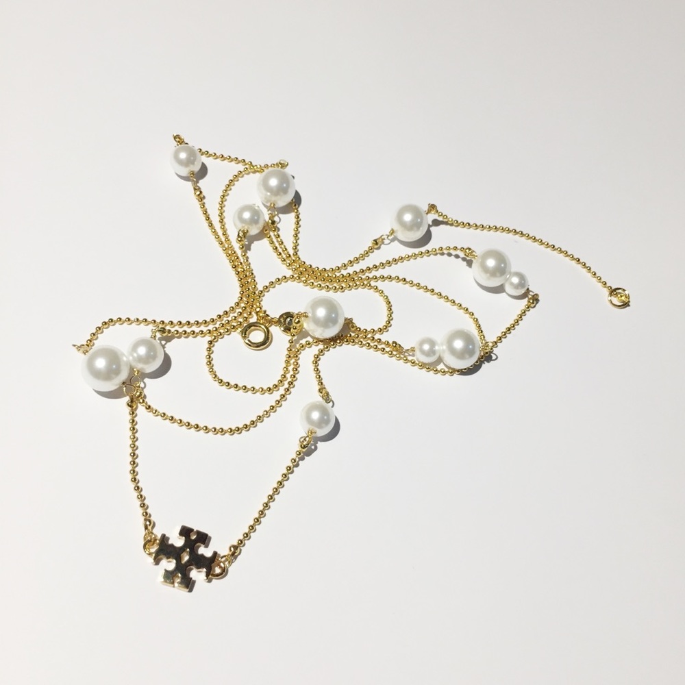 NWOT Tory Burch pearl necklace - Picture 6 of 8